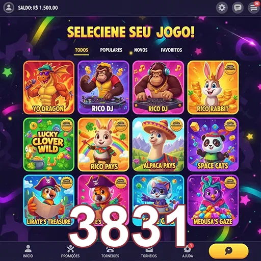 Ilustração de Explore os jogos de cassino online no 3831 com facilidade