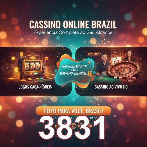 Ilustração de Explore os jogos de cassino online no 3831 com facilidade