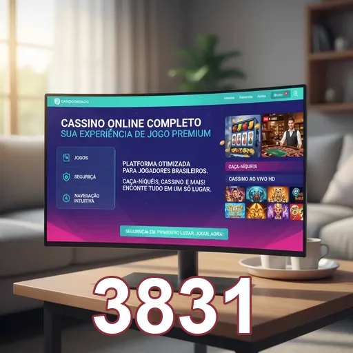 Ilustração de Acesse o cassino online 3831 com login rápido e seguro