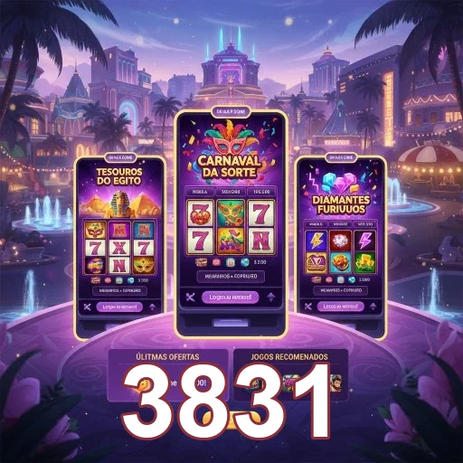 Ilustração de Acesse o cassino online 3831 com login rápido e seguro