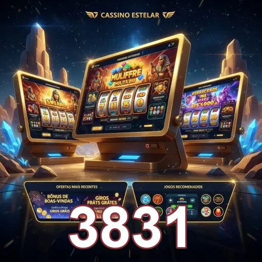 Ilustração de Explore a plataforma de jogos 3831 com tecnologia confiável