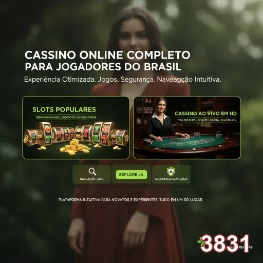Jogos ao vivo de cassino com dealers reais.